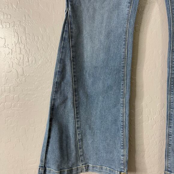 Forever 21 Indigo Rein High Rise Denim Bootcut Flare Pants, 30x32 1/ - Picture 3 of 8